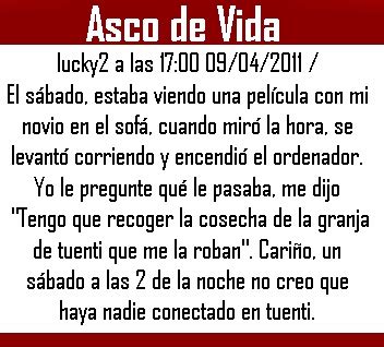 ascodevida|asco de vida anecdote.